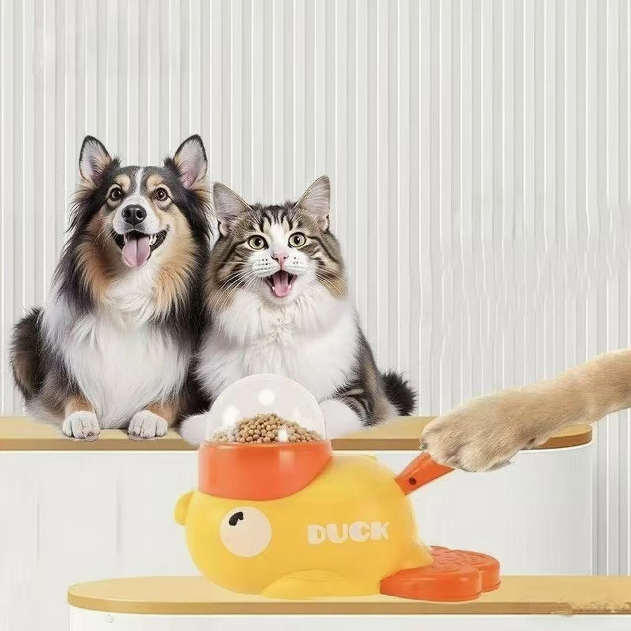 Dog Puzzle Feeder Toy - موزع طعام تفاعلي للقطط على شكل