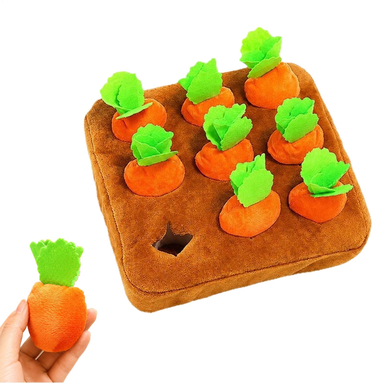 Snuffle Mat For Dogs - بساط تدريب الكلاب على شكل جزرة،