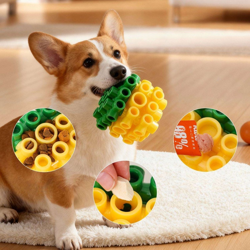 لوازم الحيوانات الأليفة للجراء - مراجعة Rubber Treat Dispensing Dog Toy وسعره