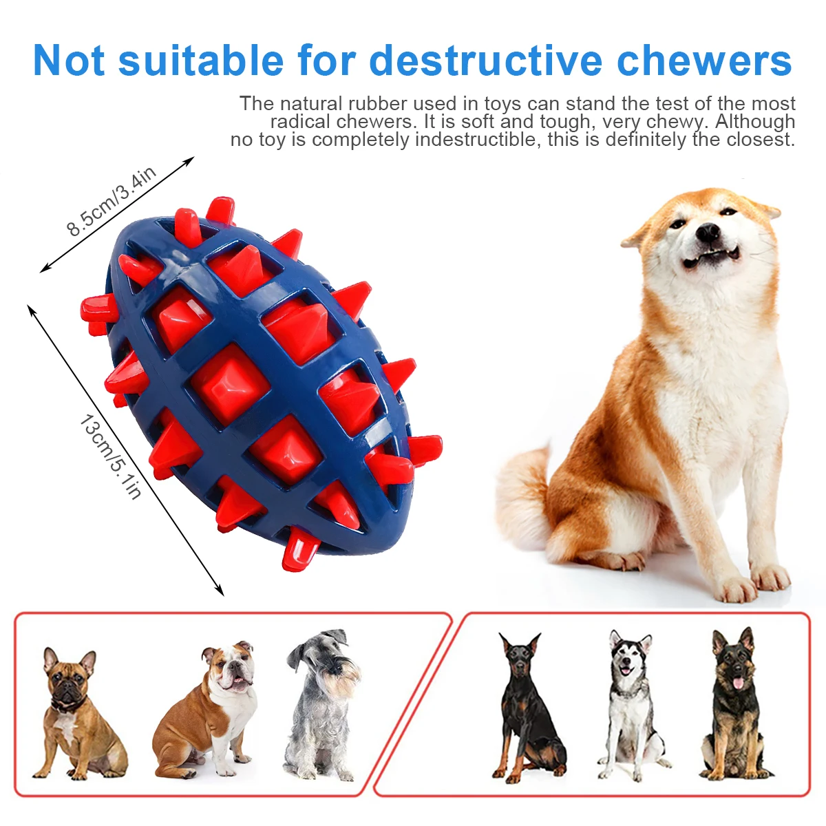 لعبة مضغ للكلاب ، كرة تفاعلية  - مراجعة Interactive Squeaky Plush Dog Toy وسعره