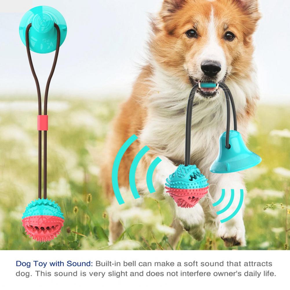 الكلب مضغ اللعب للمضغ العدواني - مراجعة Suction Cup Dog Tug Toy وسعره