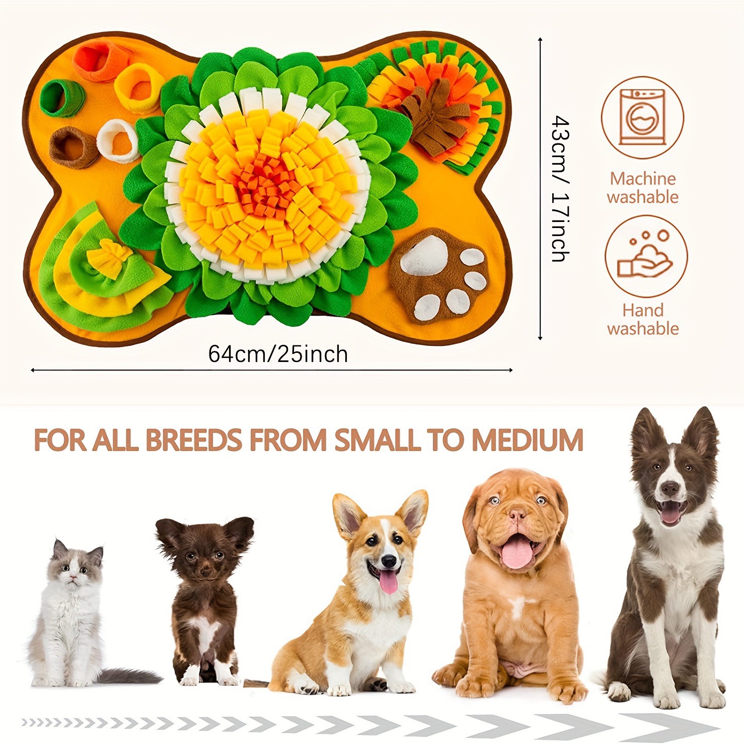 حصيرة شم للحيوانات الأليفة للك - مراجعة Snuffle Mat For Dogs وسعره