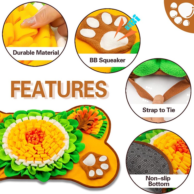 حصيرة شم للحيوانات الأليفة للك - مراجعة Snuffle Mat For Dogs وسعره