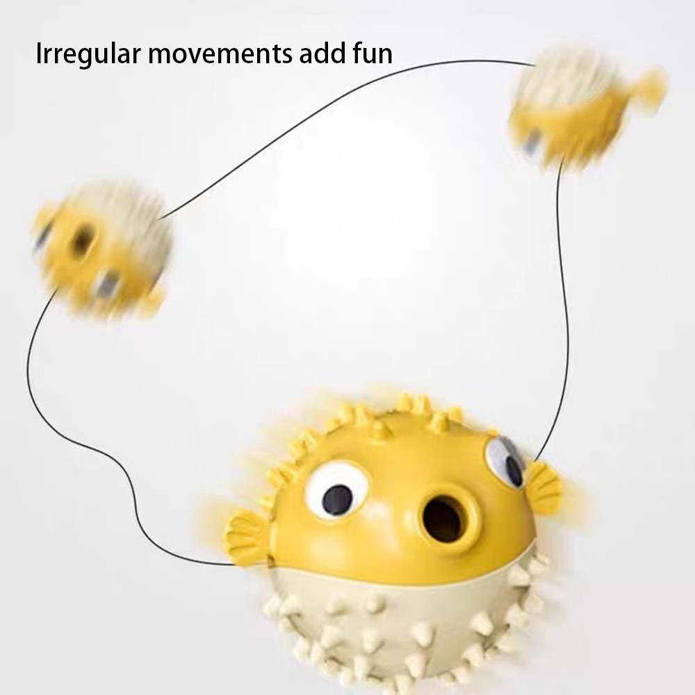 ألعاب للكلاب على شكل سمكة نطاط - مراجعة Rubber Treat Dispensing Dog Toy وسعره