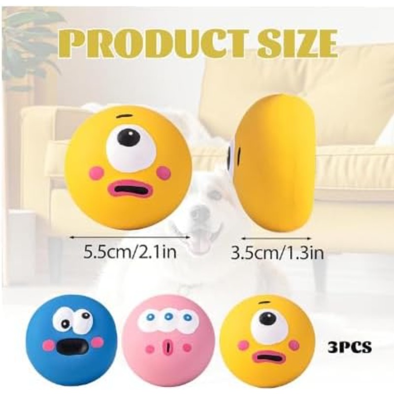 3 قطع من ألعاب الكلاب الصوتية  - مراجعة Interactive Squeaky Plush Dog Toy وسعره